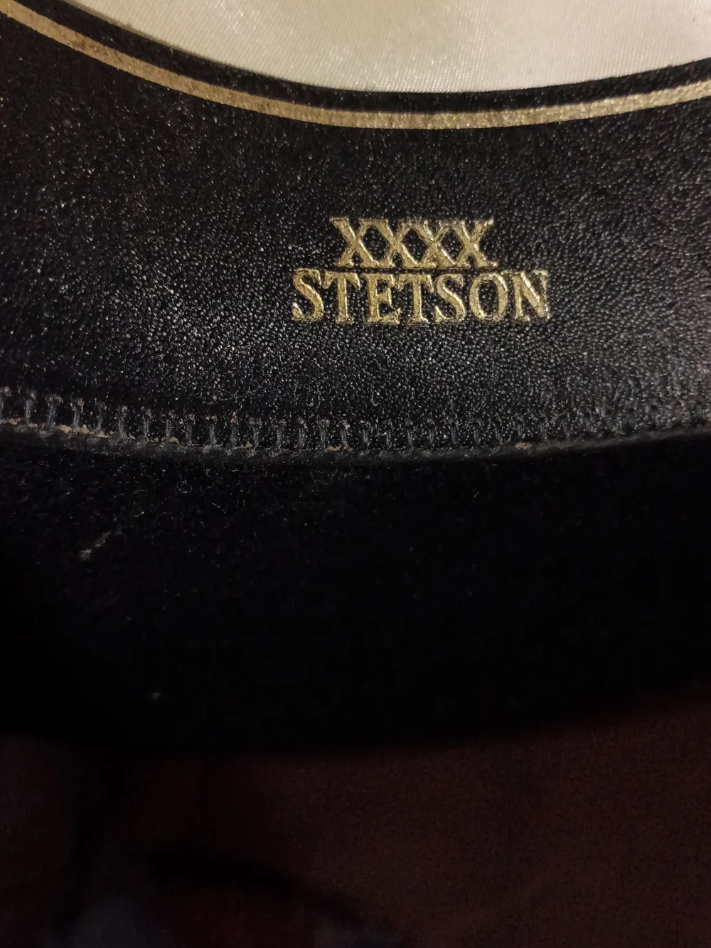 Black Stetson Men's Felt Cowboy Hat - Classic Western Style